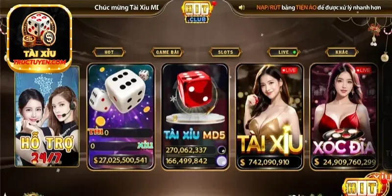 cổng game hitclub taixiutructuyen